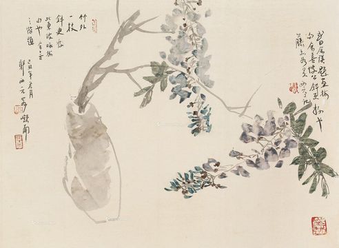 郭公元 竹外一枝斜更好
