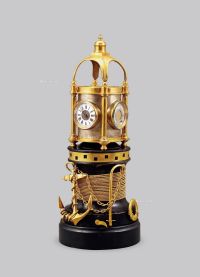 1890年左右作 船锚式动偶钟