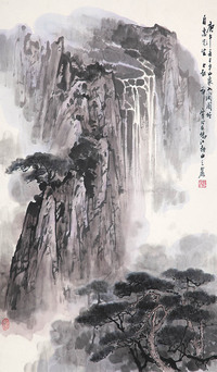 郑震　山水