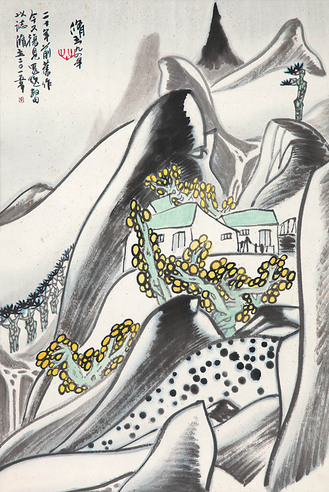 朱修立　山水