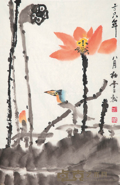 杜雪松　花鸟 68×45cm