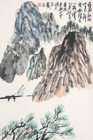 朱修立　山水
