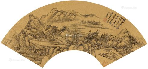 吴历 重岭山居