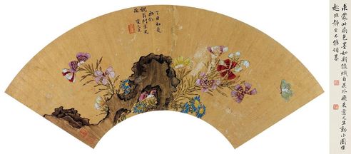 凌必正 花蝶图
