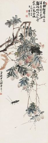 齐白石 陈半丁 花虫图