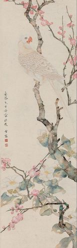 陈之佛 花中雪衣