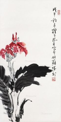 蒋凤白 花卉