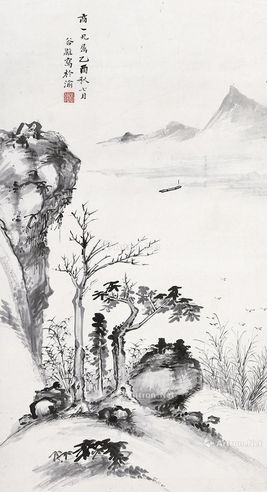张谷雏 山水