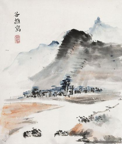 张谷雏 山水