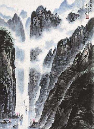 李问汉 山水