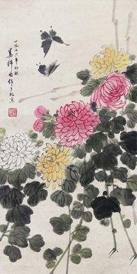 娄师白 花蝶