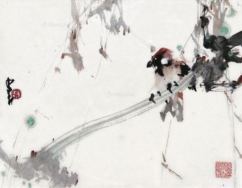 赵少昂 花鸟