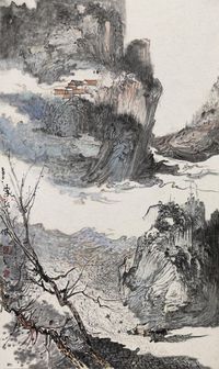 李砥 山水