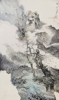 李砥 山水