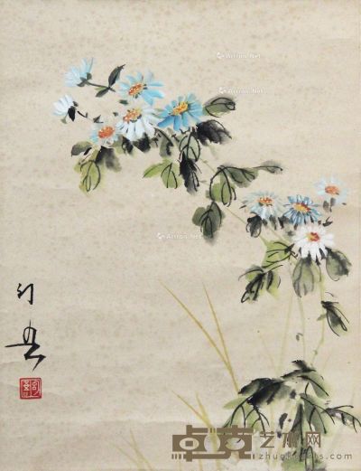 黄幻吾 花卉 35×28cm