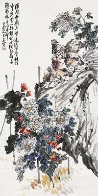 王震 花鸟