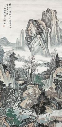 马骀 山水人物