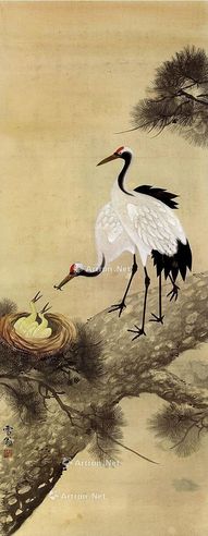 陈之佛 松鹤