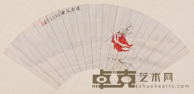 少村 人物 61cm×32cm 约1.7 平尺