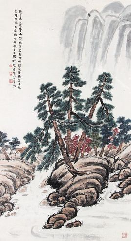 李抚虹 山水人物