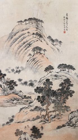 李魁 山水