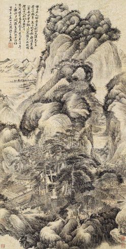 吴历 山水