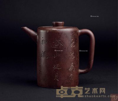 明 紫砂壶 高15cm;底径10cm