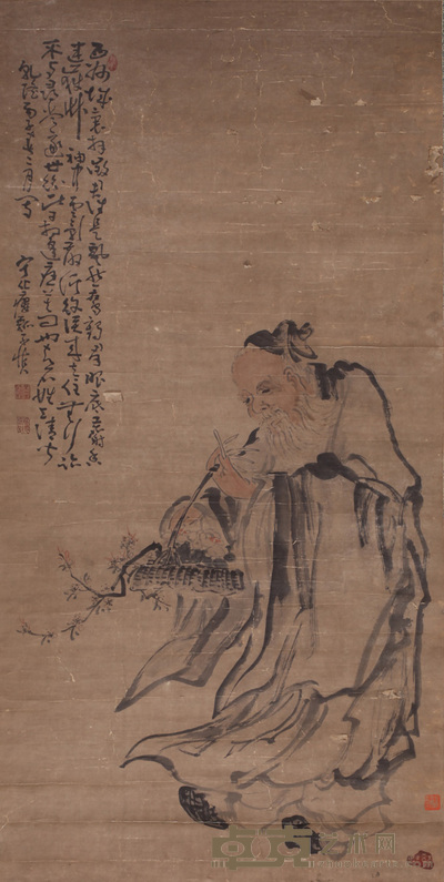 黄慎 者墨 130cm×66cm 约7.7 平尺