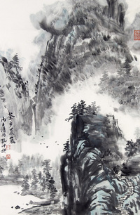 孙仲起 山水