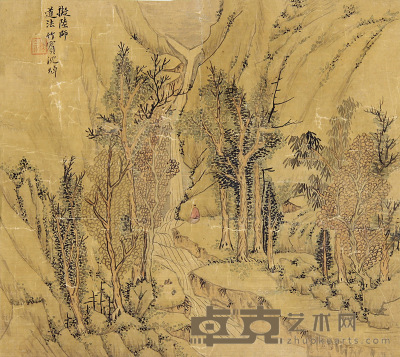 沈焯 山水 30x27