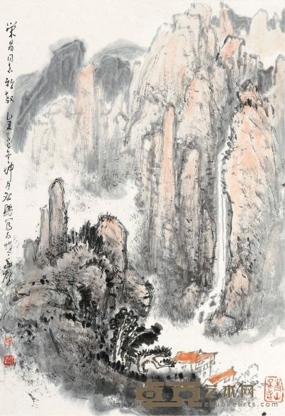 杨启舆 山水 67.5×44.8cm
