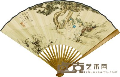 梁简堂 人物 31×46cm