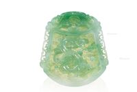天然翡翠玉吊坠