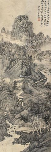 吴历 拟巨然山水