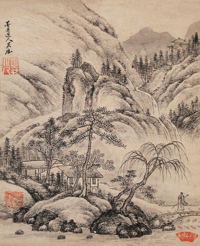 吴历 山水
