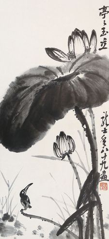 萧龙士 花鸟
