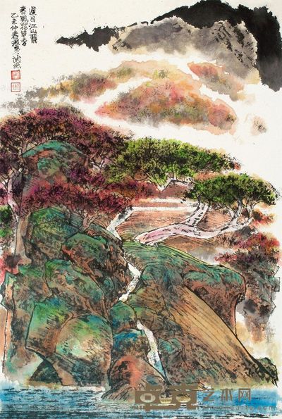 程多多 山花烂漫 74×49cm