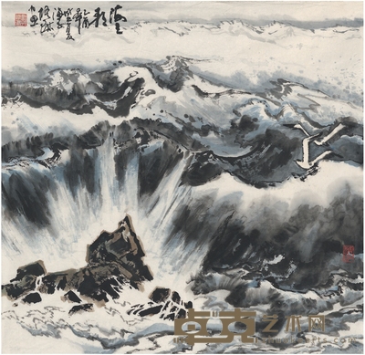 郭修琳 海之歌 69×68cm