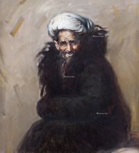 全山石 维吾尔族老人
