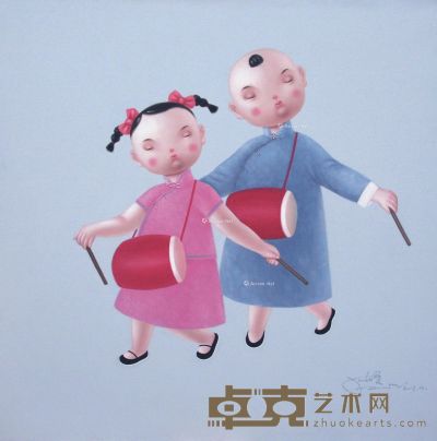 张曼 童心系列-2 140×140cm