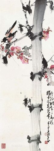 赵少昂 竹外桃花三两枝