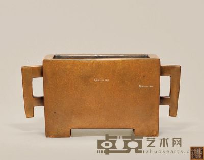 清初 “玉堂清玩”款马槽炉 6.8×9×8.9cm