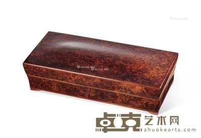 现代 御爵超长音筒三曲木质音乐盒 10.5×41.5×18.5cm