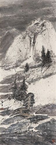 常进 雪景山水