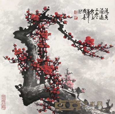 王成喜 清香溢远 67×66.5cm