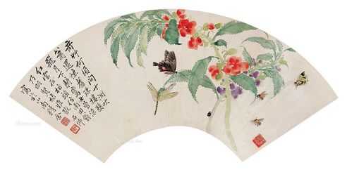 赵浩公 花卉草虫
