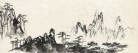 刘海粟 巨幅黄山胜境图稿 画心 水墨纸本·铅笔纸本