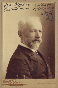 柴可夫斯基 1891年5月9日作 访美首演重要签名照 （一帧） 照片 （附证书）