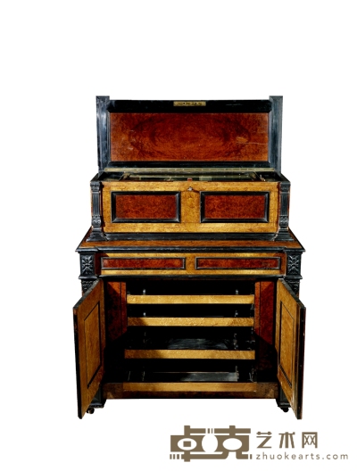 柜式风琴八音盒 高：130cm 宽：64cm 长：116cm