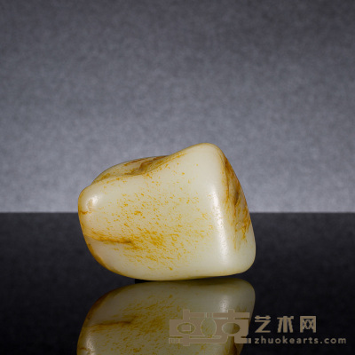 和田玉籽料原石 规格:9.4×7.0×4.0cm  
重量：464g